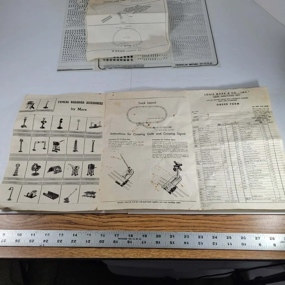 Parts Or Repair Train Parts Track Accessory Mixed Scale Lot N HO O Bachmann Tyco